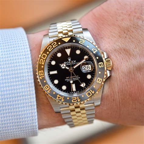 rolex gmt master ii 40mm yellow gold price|Rolex GMT Master price guide.